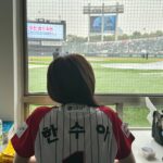 Han Su-ah Instagram - 엘지우승 ❤️🖤