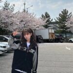 Han Su-ah Instagram - 저두 사실 벚꽃 봤그든요 🌸