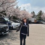 Han Su-ah Instagram - 저두 사실 벚꽃 봤그든요 🌸