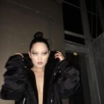 Hana Mae Lee Instagram - Holiday weekend starts tonight! ❄️☃️ Here’s some pix channeling some poses from the FUBU and Sean Jean days... I miss their puffer jackets!!