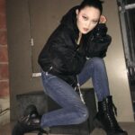 Hana Mae Lee Instagram - Holiday weekend starts tonight! ❄️☃️ Here’s some pix channeling some poses from the FUBU and Sean Jean days... I miss their puffer jackets!!