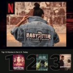 Hana Mae Lee Instagram – You guys have been watching!! 😍Thanks for making @thebabysitternetflix number 1!!! 💀🖤😈🩸 @netflix #thebabysitternetflix #thebabysitterkillerqueen