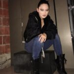 Hana Mae Lee Instagram - Holiday weekend starts tonight! ❄️☃️ Here’s some pix channeling some poses from the FUBU and Sean Jean days... I miss their puffer jackets!!