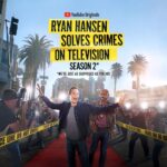 Hana Mae Lee Instagram - Ryan Hansen Solves Crimes on Television* Season 2 is now streaming on @youtube Premium Love this hilarious show, it was fun being part of it 🖤 Get your laugh fix on! 🤪🚨 #RHSolvesCrimes