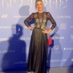 Hana Vagnerová Instagram - Thank you @harpersbazaarcz for having me and for a fabulous night ❤️❤️❤️❤️❤️ Dress by amazing @klaranademlynskaofficial 📸 by @ivankassa @harpersbazaarcz #beauty #strong #women #actress #glamour #elegance #classy #chic #friends #power #energy #lovemylife