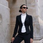 Hande Ataizi Instagram - Don’t expect too much 😎 @chanelofficial #chaneltuxedo always @manoloblahnik