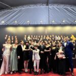 Hanna Chan Instagram - The 60th Golden Horse Awards with 年少日記 team 🖤 Wardrobe @miumiu