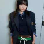 Hanna Chan Instagram - @miumiu school girl maybe🩵 #MiuMiuSS24