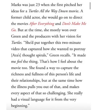 Hannah Marks Instagram - ❤️❤️❤️VANITY FAIR❤️ ❤️❤️

✏️ by Joy Press 
link in bio for full piece!

I am the luckiest person in the world to know and work with @johngreenwritesbooks 🐢❤️