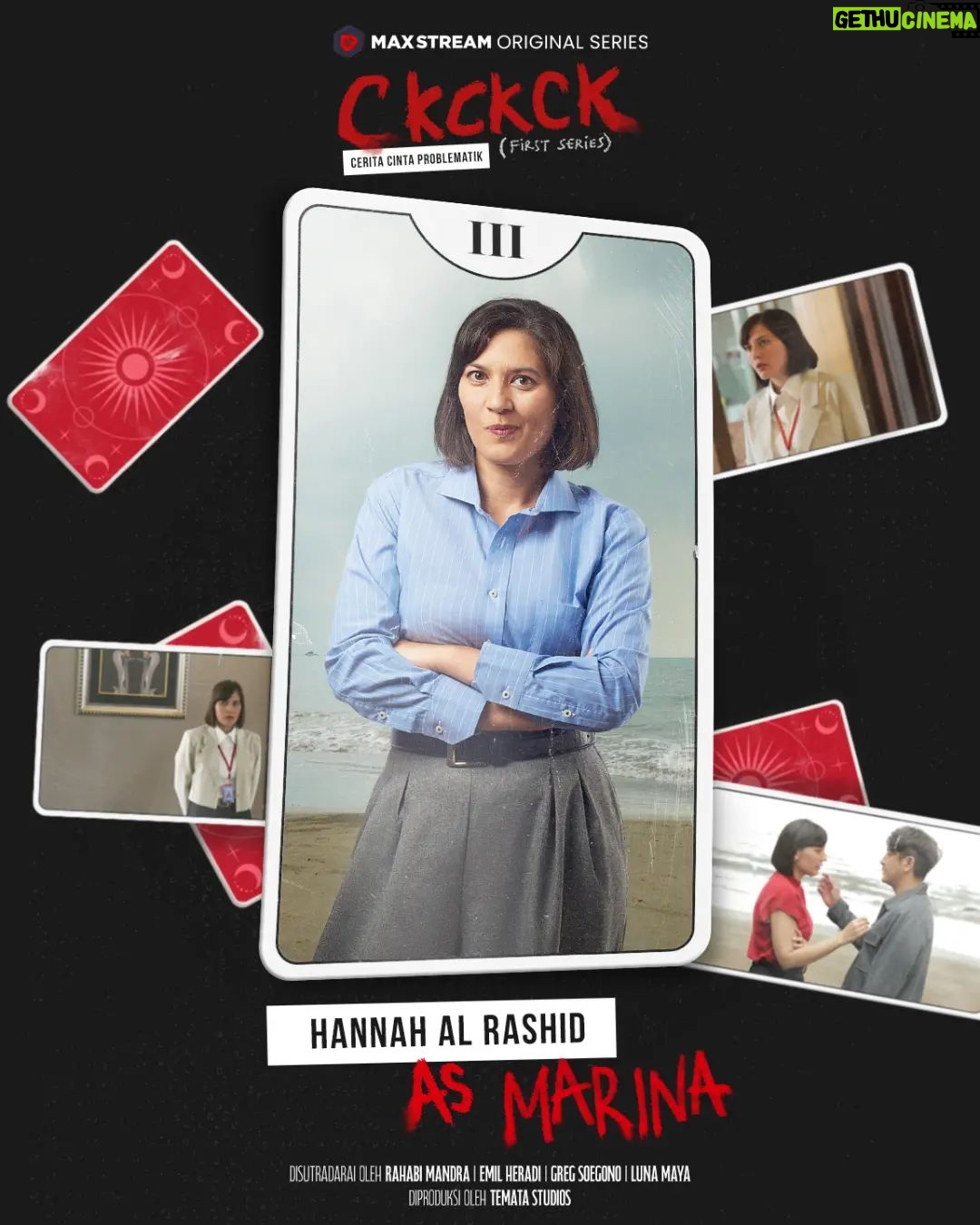 Hannah Al Rashid Instagram - Shout out to Marina! Our girl boss yang punya prinsip “gak dulu cinta-cintaan” di kamusnya. Ikuti jejak karir Marina di CKCKCK First Series episode Cium Kagak, kini SUDAH TAYANG di Maxstream. 👩🏽💻✨ #MAXstream #MAXstreamOriginal #NonStopNonton #YukKitaSantai #SemuaAdaCerita #CKCKCKFirstSeries