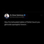 Hannah Al Rashid Instagram – I am thankful for those who are able to articulate this collective feeling of disgust and rage when the words fail to escape my own mouth.

All I have is profanities for genocide apologists, Zionist sympathisers and those whose hearts have turned to stone in the face of Palestinian suffering. Fuck all of you.

Resist. Boycott. Prayers. 🇵🇸🤍