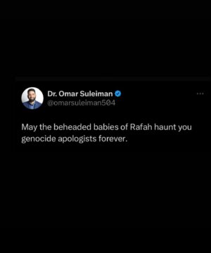 Hannah Al Rashid Instagram - I am thankful for those who are able to articulate this collective feeling of disgust and rage when the words fail to escape my own mouth.

All I have is profanities for genocide apologists, Zionist sympathisers and those whose hearts have turned to stone in the face of Palestinian suffering. Fuck all of you.

Resist. Boycott. Prayers. 🇵🇸🤍