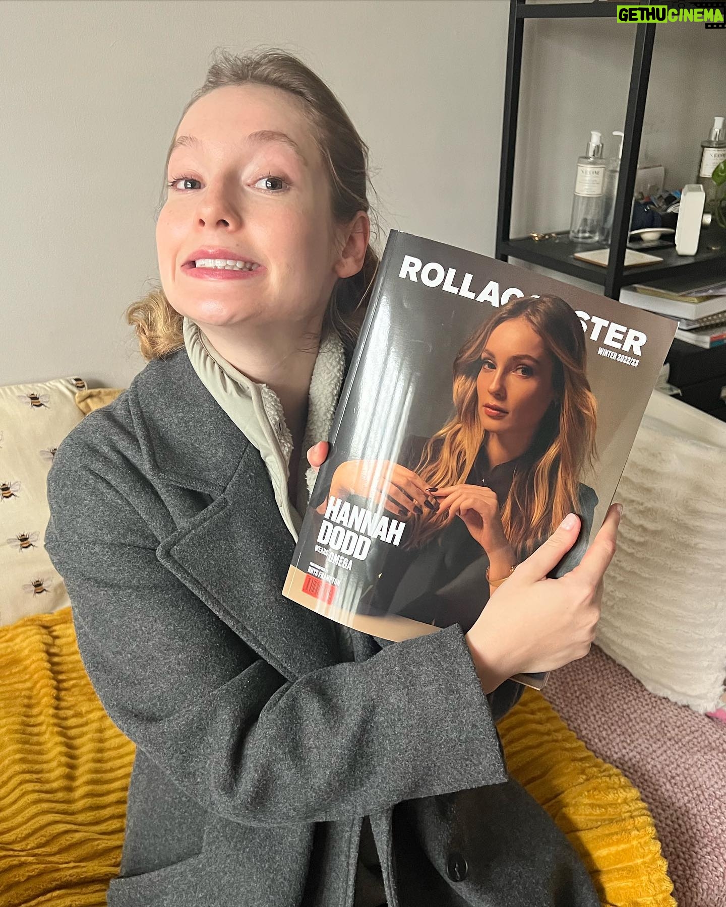 Hannah Dodd Instagram - Late to the internet but thanks for selling out @rollacoaster 🥰. Swipe for when I finally saw a copy! Big thanks to the team x