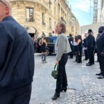 Hannah Einbinder Instagram – an immense honor to witness the genius of @nicolasghesquiere 🧡 merci beaucoup @louisvuitton for having me always 🧡
