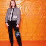 Hannah Einbinder Instagram – an immense honor to witness the genius of @nicolasghesquiere 🧡 merci beaucoup @louisvuitton for having me always 🧡