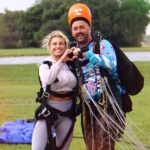 Hannah Goldy Instagram – Jumped out a motha fucking plane today ✌🏼