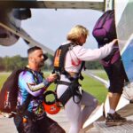 Hannah Goldy Instagram – Jumped out a motha fucking plane today ✌🏼