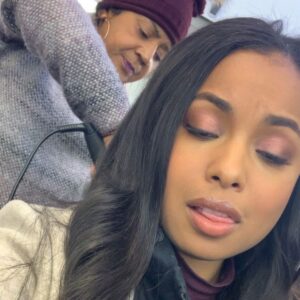 Hannaha Hall Instagram - Enjoy these #bts shots from Episode 9 #thechi @shothechi 
 

(Sorry, I don’t sing)