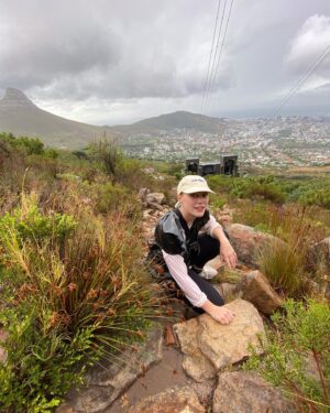 Hannah van der Westhuysen Instagram - Highly recommend hiking only in sandals and binbags for that vie ou mort je ne sais quoi xxxx