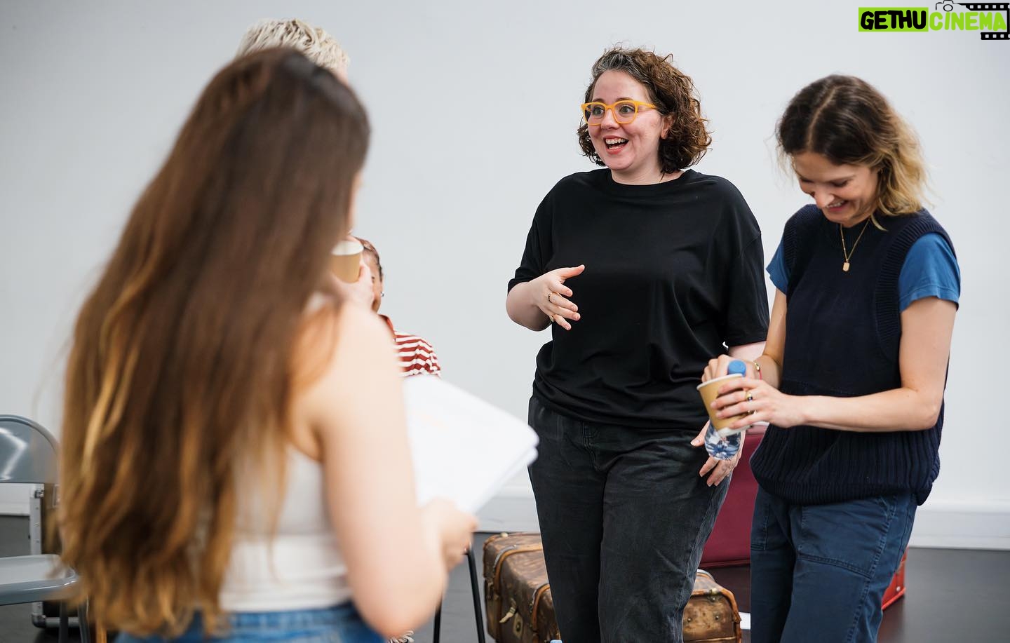 Hannah van der Westhuysen Instagram - I know I look extremely indifferent here but I am actually having the most wonderful time working on this beautiful play with some truly brilliant humans Please come and watch Salty Irina at @painesplough Roundabout @summerhallery 2nd-27th August Itβs got a whole lot of heart @yaz_ozdemirx @cescyknight @debbieisilluminated @eveleighwriter @broccoliarts π
π»