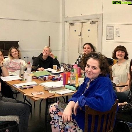 Hannah van der Westhuysen Instagram - I know I look extremely indifferent here but I am actually having the most wonderful time working on this beautiful play with some truly brilliant humans Please come and watch Salty Irina at @painesplough Roundabout @summerhallery 2nd-27th August Itβs got a whole lot of heart @yaz_ozdemirx @cescyknight @debbieisilluminated @eveleighwriter @broccoliarts π
π»