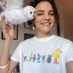Hare Sürel Instagram - Evde beni bekleyen baykuş 🤍🪽 O kadar güzel bir hediye ki, teşekkür ederim:) @nintipuppet 💚🦉 @simurgkusyuvasi