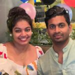 Haritha Nair Instagram - Happily inDEPENDENT on this Man❤️ Thank you for being the best Fiancé❤️ Thank you for making my 28th the best❤️ Long message alert in dm😛
