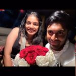Haritha Nair Instagram - To the one who was once a stranger but now holds the key to my ❤️ and the center of my universe, our journey from strangers to soulmates fills my life with infinite love and joy 🥂Happy birthday my love 🎂 Many more birthdays together! I love you 🥰
