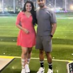Haritha Nair Instagram - Golf Day⛳️ Loser🤣 @sanoj_riyan
