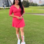 Haritha Nair Instagram - Golf Day⛳️ Loser🤣 @sanoj_riyan