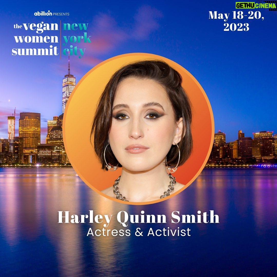Harley Quinn Smith Instagram - I am soooo excited to be speaking at the Vegan Women Summit ONE WEEK from today on May 19th, in New York!!! Itโs a beautiful opportunity to come together as a community to talk the future of vegan food, beauty and so much more, with over 150 brands and speakers. Letโs make the world a more compassionate place!!! Get your in person and virtual tickets now at: vws2023.com All genders welcome โค๏ธ๐ป See you there!!!!๐ค๐ฃ๐ฆญ๐โโฌ๐๐ฎ๐ฆ