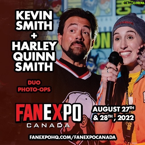 Harley Quinn Smith Instagram - ONE WEEK FROM TODAY, I will be in Toronto at Fan Expo!!! Link in my bio to preorder pictures with just me or paired up with my dad and I ❤️ can’t wait to meet you all and eat vegan poutine!!!!!
