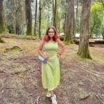 Harshita Ojha Instagram - In love with the fit 💚 #outfit #nature #forest #harshitaojha