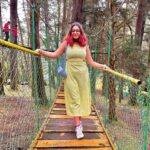 Harshita Ojha Instagram – In love with the fit 💚
#outfit #nature #forest #harshitaojha