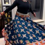 Harshita Ojha Instagram - Dressing up during navratri>>>> #navratri #navratri2023 #dressup #chaniyacholi #harshitaojha