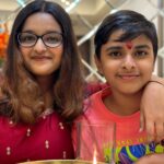 Harshita Ojha Instagram - Happy rakshabandhan 🫶🧿 #rakshabandhan #bhaibehen #veera #harshitaojha