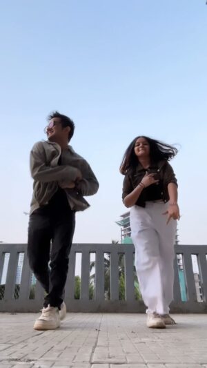 Harshita Ojha Instagram - Dancing with my Veerakdi. @officialharshitaojha10
