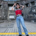 Haruka Kudo Instagram - . May the "4th" Be with you.なGWでした！⚔️🚀🪐 　　　　　　　　　　　　　　　　　　　　　　　　　　　　　　 📸1、2 t-shirt:used skirt:@amail_official jacket: #cyabn 📸8、9 tops:@kastane_ bag:@polene_paris