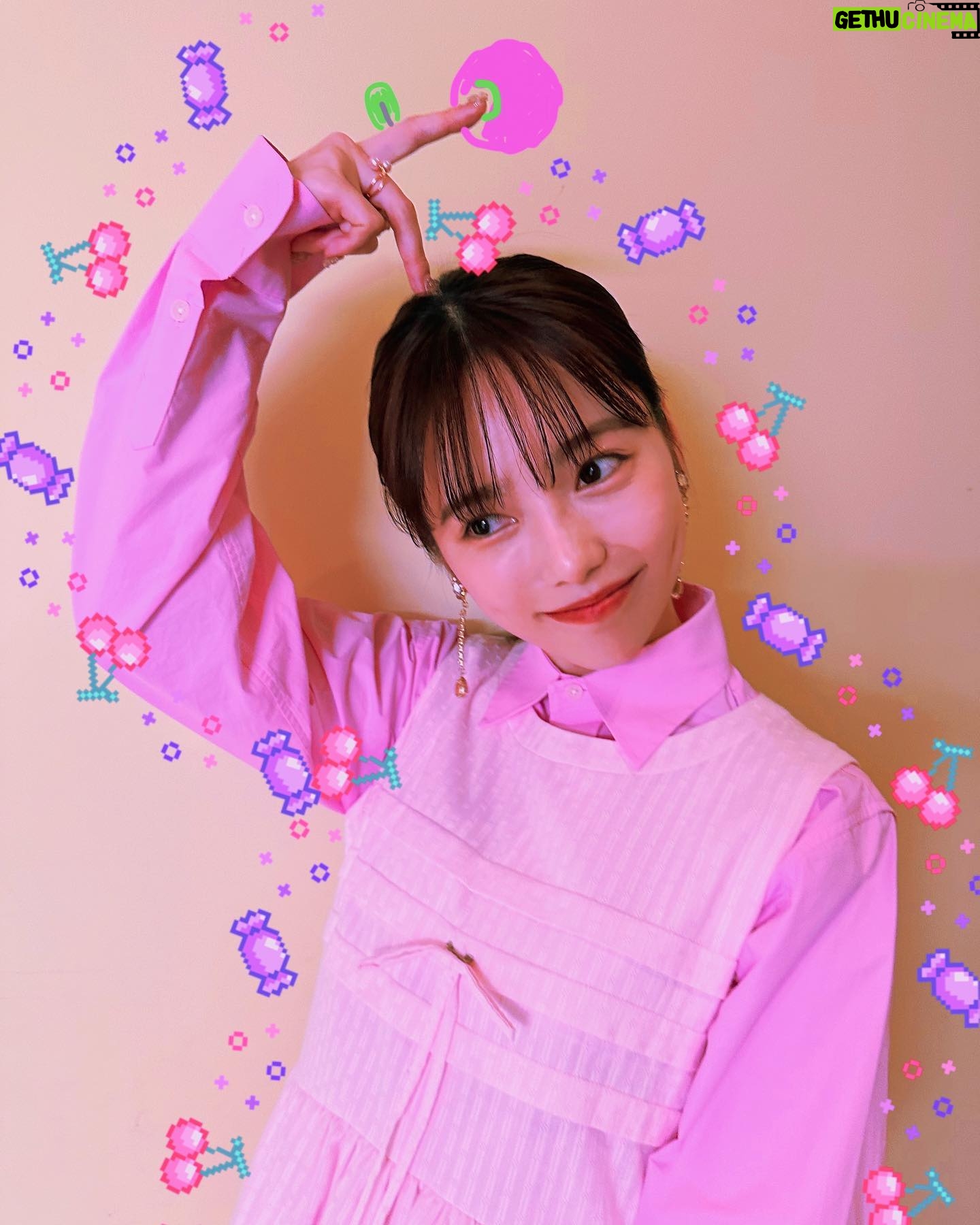 Haruka Shimazaki Instagram - 🍒🍒🍒 H&M @junjun393 Stylist @yuikurose Nail @nailist_mika