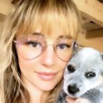 Hassie Harrison Instagram - Meet Otis the cattle dog. He’s a VERY good boy.