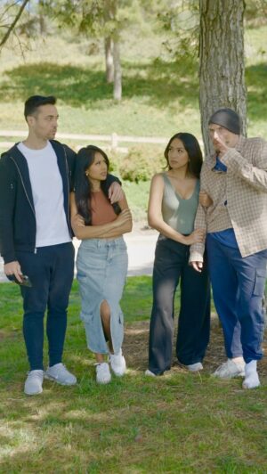 Haven Everly Instagram - When you run into your ex...😳 Has this ever happened to you? 
@uhohnick @debbiesath @joshapare 

#relationship #ex #drama #couplegoals #runningintoyourex #skit #couplesbelike #comedyreels
