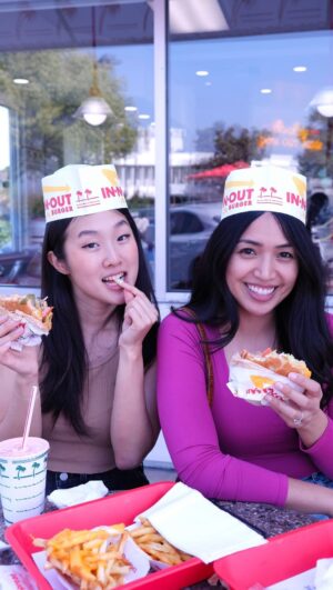 Haven Everly Instagram - Hey guys! Want to hear this great idea I have? Let’s try it 🕺 with some salmon ham rolls - but real talk, are we too dependent???? 

#comedyreels #technology #friendship #girlpower #comedyskits