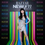 Hayley Woo Instagram - Had fun last night~ Thank you @harpersbazaarsg for having me!
