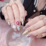 Hayley Woo Instagram - 2024我要暴富！ Thank you @princessscottage for this lovely set of CNY nails!