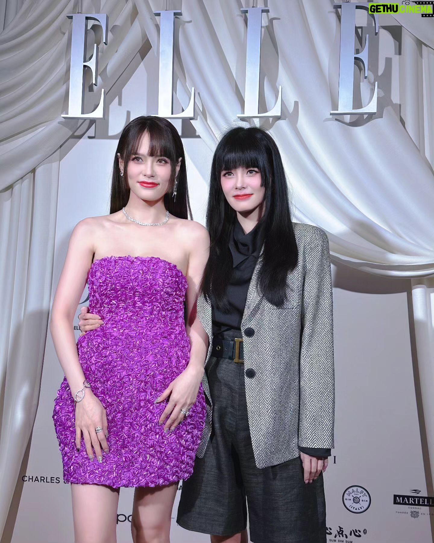 Hayley Woo Instagram - Fun night out yesterday with my other half! Happy 30th birthday @ellesingapore! Dressed in @emporioarmani Hair by @ryan_yap Makeup by Yours Truly, touched up by @makeupentourage 📸 @feeonatay