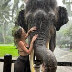 Hazal Benli Instagram - Melted. 🩶🐘 @elephantsbali @masonadventuresbali