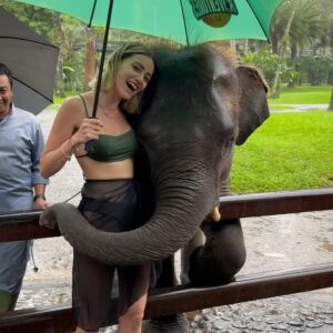 Hazal Benli Instagram - Melted. 🩶🐘 
@elephantsbali @masonadventuresbali