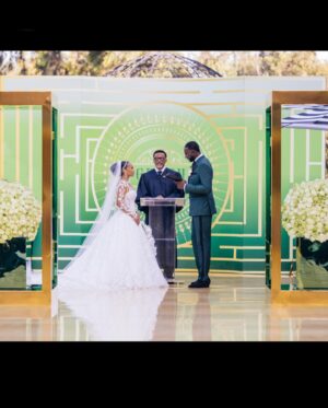 Hazel Renee Instagram - Out Of All The Things In 2022 The Best Part Was Getting Married To My Person. Not A Title But THEE Person I Need When I’m Up. When I’m Down. To Vent To. To Laugh With. To Cry On. To Smile At. To Turn Up With. To Cuddle Up With. To Argue. To Love On. To Do This Here Life With!!

All I Know Is Marriage Is NOT For The Weak! Everyday It’s A Choice To Do Right By Someone Else. To Be Selfless And To Place Someone In Your Shoes And Be Kind And Show Up To Give Them Unconditional Love. To Love Them Through Their Flaws. To Make Room For Mistakes. To Learn And Grow Together. To Remove The Pressure Of Being Perfect And Let Your Hair Down. To Trust Without Limits. To Have A Partner To Weather The Storm With While Embarking On The Beautiful Days. To Make Life Brighter and Easier For. To Continue To Pray Over And Uplift Even When Things Just Seem Outta Whack. 

My Person. My Bestfriend. My Husband. MI AMOR. We Are The Same Type Of Wild But Differ In Taste Buds. @money23green You Have Changed Me From Elsa To MamaB While Still Allowing Me To Be ME. I Can’t Thank God Enough For YOU! I Love You Always💚 Look What Just Having Fun Turned Into When That Fork In The Road Came Stared At Me! Thank You To Our Family & Close Friends That Shared In & Supported Our Journey & Big Weekend! It Was Thee Littest🔥😜 #ForeverSeeingGreen #BlackLove  #WeGoinBeLivingLikeThisForTheRestOfOurLIVES 💚

Wedding Planner: @diannvalentine 
Photographer: @ravieb @stanlophotography 
Makeup: @enhancedbyteisha 
Hair: @darealterrencedavidson 
Wedding & Reception Gown Of My DREAMS: @inesdisanto 

MADE IT TO VOGUE! VOGUE YALL!! Link Lives Forever: https://www.vogue.com/slideshow/draymond-green-hazel-renee-san-diego-wedding?fbclid=PAAaaeh-0pN4CWPJNvTN0CGNyMGFd5SJ54QT5DhQLSXZ0XDa4xg7qPHo_3wDM