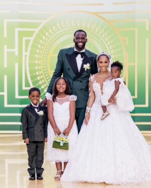 Hazel Renee Instagram - Out Of All The Things In 2022 The Best Part Was Getting Married To My Person. Not A Title But THEE Person I Need When I’m Up. When I’m Down. To Vent To. To Laugh With. To Cry On. To Smile At. To Turn Up With. To Cuddle Up With. To Argue. To Love On. To Do This Here Life With!!

All I Know Is Marriage Is NOT For The Weak! Everyday It’s A Choice To Do Right By Someone Else. To Be Selfless And To Place Someone In Your Shoes And Be Kind And Show Up To Give Them Unconditional Love. To Love Them Through Their Flaws. To Make Room For Mistakes. To Learn And Grow Together. To Remove The Pressure Of Being Perfect And Let Your Hair Down. To Trust Without Limits. To Have A Partner To Weather The Storm With While Embarking On The Beautiful Days. To Make Life Brighter and Easier For. To Continue To Pray Over And Uplift Even When Things Just Seem Outta Whack. 

My Person. My Bestfriend. My Husband. MI AMOR. We Are The Same Type Of Wild But Differ In Taste Buds. @money23green You Have Changed Me From Elsa To MamaB While Still Allowing Me To Be ME. I Can’t Thank God Enough For YOU! I Love You Always💚 Look What Just Having Fun Turned Into When That Fork In The Road Came Stared At Me! Thank You To Our Family & Close Friends That Shared In & Supported Our Journey & Big Weekend! It Was Thee Littest🔥😜 #ForeverSeeingGreen #BlackLove  #WeGoinBeLivingLikeThisForTheRestOfOurLIVES 💚

Wedding Planner: @diannvalentine 
Photographer: @ravieb @stanlophotography 
Makeup: @enhancedbyteisha 
Hair: @darealterrencedavidson 
Wedding & Reception Gown Of My DREAMS: @inesdisanto 

MADE IT TO VOGUE! VOGUE YALL!! Link Lives Forever: https://www.vogue.com/slideshow/draymond-green-hazel-renee-san-diego-wedding?fbclid=PAAaaeh-0pN4CWPJNvTN0CGNyMGFd5SJ54QT5DhQLSXZ0XDa4xg7qPHo_3wDM