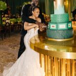 Hazel Renee Instagram - Out Of All The Things In 2022 The Best Part Was Getting Married To My Person. Not A Title But THEE Person I Need When I’m Up. When I’m Down. To Vent To. To Laugh With. To Cry On. To Smile At. To Turn Up With. To Cuddle Up With. To Argue. To Love On. To Do This Here Life With!! All I Know Is Marriage Is NOT For The Weak! Everyday It’s A Choice To Do Right By Someone Else. To Be Selfless And To Place Someone In Your Shoes And Be Kind And Show Up To Give Them Unconditional Love. To Love Them Through Their Flaws. To Make Room For Mistakes. To Learn And Grow Together. To Remove The Pressure Of Being Perfect And Let Your Hair Down. To Trust Without Limits. To Have A Partner To Weather The Storm With While Embarking On The Beautiful Days. To Make Life Brighter and Easier For. To Continue To Pray Over And Uplift Even When Things Just Seem Outta Whack. My Person. My Bestfriend. My Husband. MI AMOR. We Are The Same Type Of Wild But Differ In Taste Buds. @money23green You Have Changed Me From Elsa To MamaB While Still Allowing Me To Be ME. I Can’t Thank God Enough For YOU! I Love You Always💚 Look What Just Having Fun Turned Into When That Fork In The Road Came Stared At Me! Thank You To Our Family & Close Friends That Shared In & Supported Our Journey & Big Weekend! It Was Thee Littest🔥😜 #ForeverSeeingGreen #BlackLove #WeGoinBeLivingLikeThisForTheRestOfOurLIVES 💚 Wedding Planner: @diannvalentine Photographer: @ravieb @stanlophotography Makeup: @enhancedbyteisha Hair: @darealterrencedavidson Wedding & Reception Gown Of My DREAMS: @inesdisanto MADE IT TO VOGUE! VOGUE YALL!! Link Lives Forever: https://www.vogue.com/slideshow/draymond-green-hazel-renee-san-diego-wedding?fbclid=PAAaaeh-0pN4CWPJNvTN0CGNyMGFd5SJ54QT5DhQLSXZ0XDa4xg7qPHo_3wDM